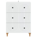 vidaXL Fiókos szekrény Fehér 66 x 34,5 x 90 cm Szerelt Fa