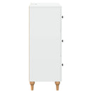 vidaXL Fiókos szekrény Fehér 66 x 34,5 x 90 cm Szerelt Fa