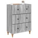 vidaXL Fiókos szekrény Szürke Sonoma 66 x 34,5 x 90 cm Szerelt Fa