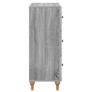 vidaXL Fiókos szekrény Szürke Sonoma 66 x 34,5 x 90 cm Szerelt Fa