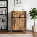 vidaXL Fiókos szekrény Antik Fa 66 x 34,5 x 90 cm Szerelt Fa