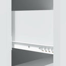 vidaXL Fiókos szekrény Fehér 33 x 34,5 x 90 cm Szerelt Fa