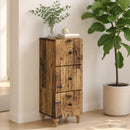vidaXL Fiókos szekrény Antik Fa 33 x 34,5 x 90 cm Szerelt Fa
