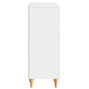 vidaXL Széf fiókkal Magasfényű Fehér 66 x 34,5 x 90 cm Szerelt Fa