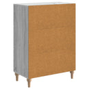 vidaXL Széf fiókkal Szürke Sonoma 66 x 34,5 x 90 cm Szerelt Fa