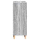 vidaXL Széf fiókkal Szürke Sonoma 66 x 34,5 x 90 cm Szerelt Fa