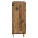 vidaXL Széf fiókkal Antik Fa 66 x 34,5 x 90 cm Szerelt Fa