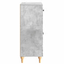 vidaXL Széf fiókkal Betonszürke 66 x 34,5 x 90 cm Szerelt Fa