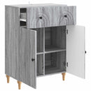 vidaXL Széf fiókkal Szürke Sonoma 66 x 34,5 x 90 cm Szerelt Fa