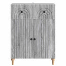 vidaXL Széf fiókkal Szürke Sonoma 66 x 34,5 x 90 cm Szerelt Fa