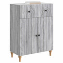 vidaXL Széf fiókkal Szürke Sonoma 66 x 34,5 x 90 cm Szerelt Fa