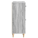 vidaXL Széf fiókkal Szürke Sonoma 66 x 34,5 x 90 cm Szerelt Fa