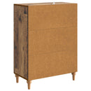 vidaXL Széf fiókkal Antik Fa 66 x 34,5 x 90 cm Szerelt Fa