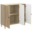 vidaXL Széf Sonoma Tölgy 89 x 34,5 x 80 cm Szerelt Fa