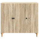 vidaXL Széf Sonoma Tölgy 89 x 34,5 x 80 cm Szerelt Fa