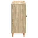 vidaXL Széf Sonoma Tölgy 89 x 34,5 x 80 cm Szerelt Fa