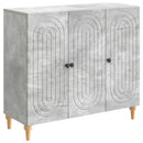 vidaXL Széf Betonszürke 89 x 34,5 x 80 cm Szerelt Fa