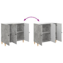vidaXL Széf Betonszürke 89 x 34,5 x 80 cm Szerelt Fa