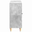 vidaXL Széf Betonszürke 89 x 34,5 x 80 cm Szerelt Fa