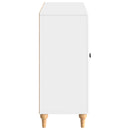 vidaXL Széf Magasfényű Fehér 89 x 34,5 x 80 cm Szerelt Fa