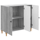 vidaXL Széf Szürke Sonoma 89 x 34,5 x 80 cm Szerelt Fa