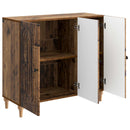 vidaXL Széf Antik Fa 89 x 34,5 x 80 cm Szerelt Fa