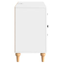 vidaXL TV szekrény Magasfényű Fehér 89 x 34,5 x 60 cm Szerelt Fa