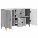 vidaXL TV szekrény fiókkal Szürke Sonoma 89 x 34,5 x 60 cm Szerelt Fa