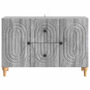 vidaXL TV szekrény fiókkal Szürke Sonoma 89 x 34,5 x 60 cm Szerelt Fa
