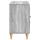 vidaXL TV szekrény fiókkal Szürke Sonoma 89 x 34,5 x 60 cm Szerelt Fa