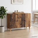 vidaXL TV szekrény fiókkal Antik Fa 89 x 34,5 x 60 cm Szerelt Fa
