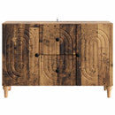 vidaXL TV szekrény fiókkal Antik Fa 89 x 34,5 x 60 cm Szerelt Fa
