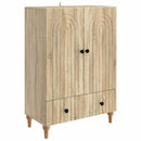 vidaXL Széf fiókkal Sonoma Tölgy 66 x 34,5 x 95 cm Szerelt Fa