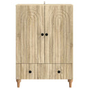 vidaXL Széf fiókkal Sonoma Tölgy 66 x 34,5 x 95 cm Szerelt Fa