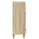 vidaXL Széf fiókkal Sonoma Tölgy 66 x 34,5 x 95 cm Szerelt Fa