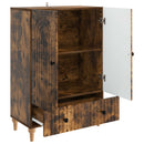 vidaXL Széf Füstös Tölgy 66 x 34,5 x 95 cm Szerelt Fa