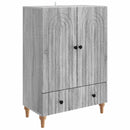vidaXL Széf Szürke Sonoma 66 x 34,5 x 95 cm Szerelt Fa