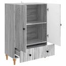 vidaXL Széf Szürke Sonoma 66 x 34,5 x 95 cm Szerelt Fa