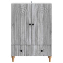 vidaXL Széf Szürke Sonoma 66 x 34,5 x 95 cm Szerelt Fa