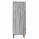 vidaXL Széf Szürke Sonoma 66 x 34,5 x 95 cm Szerelt Fa