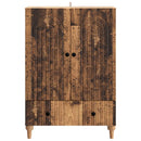 vidaXL Széf fiókkal Antik Fa 66 x 34,5 x 95 cm Szerelt Fa