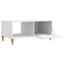 vidaXL Dohányzóasztal Fehér 90 x 50 x 40 cm Szerelt Fa