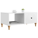 vidaXL Dohányzóasztal Fehér 90 x 50 x 40 cm Szerelt Fa
