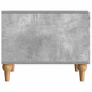 vidaXL Dohányzóasztal fiókkal Betonszürke 49 x 50 x 40 cm Szerelt Fa