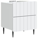 vidaXL Éjjeliszekrény fiókkal Fehér 43 x 34,5 x 49,5 cm Szerelt Fa