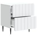 vidaXL Éjjeliszekrény 2 pcs Fehér 43 x 34,5 x 49,5 cm Szerelt Fa