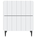 vidaXL Éjjeliszekrény 2 pcs Fehér 43 x 34,5 x 49,5 cm Szerelt Fa