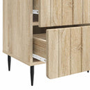 vidaXL Éjjeliszekrény Sonoma Tölgy 43 x 34,5 x 49,5 cm Szerelt Fa