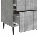 vidaXL Éjjeliszekrény Betonszürke 43 x 34,5 x 49,5 cm Szerelt Fa