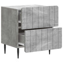 vidaXL Éjjeliszekrény Betonszürke 43 x 34,5 x 49,5 cm Szerelt Fa